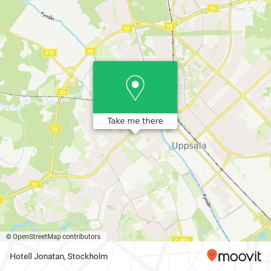 Hotell Jonatan map