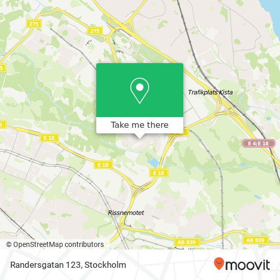 Randersgatan 123 map