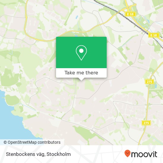 Stenbockens väg map