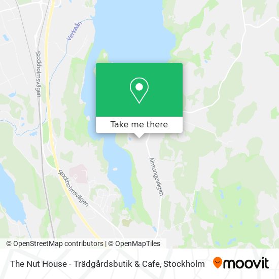 The Nut House - Trädgårdsbutik & Cafe map