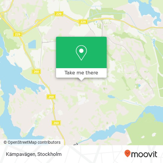 Kämpavägen map