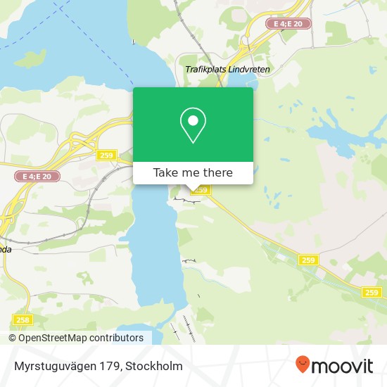 Myrstuguvägen 179 map