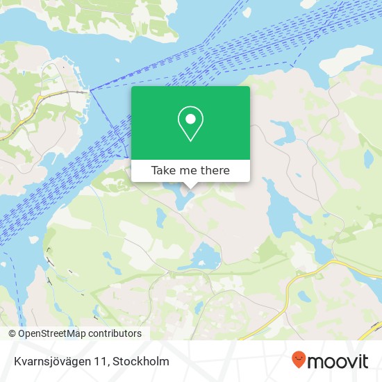 Kvarnsjövägen 11 map