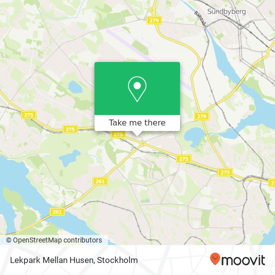 Lekpark Mellan Husen map