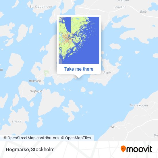 Högmarsö map