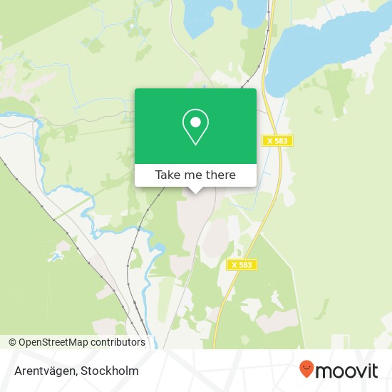 Arentvägen map