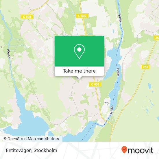 Entitevägen map