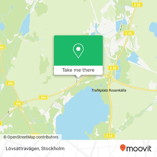 Lövsättravägen map