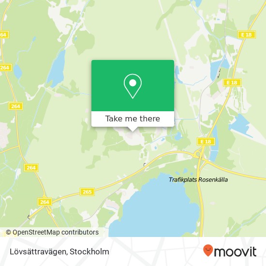 Lövsättravägen map