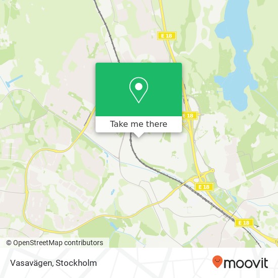 Vasavägen map