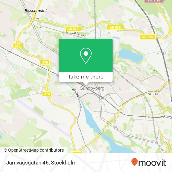 Järnvägsgatan 46 map