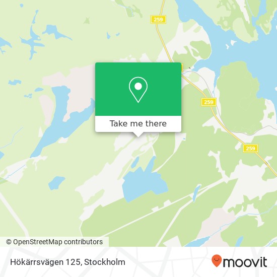 Hökärrsvägen 125 map