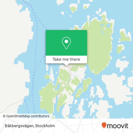 Båkbergsvägen map