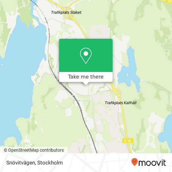 Snövitvägen map