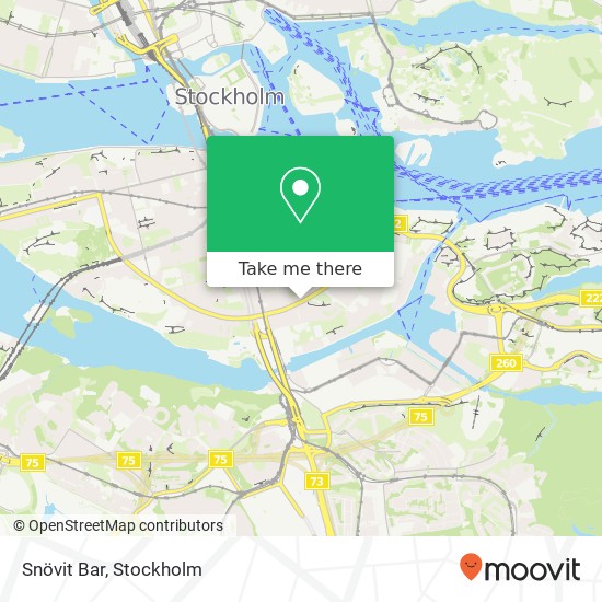 Snövit Bar map