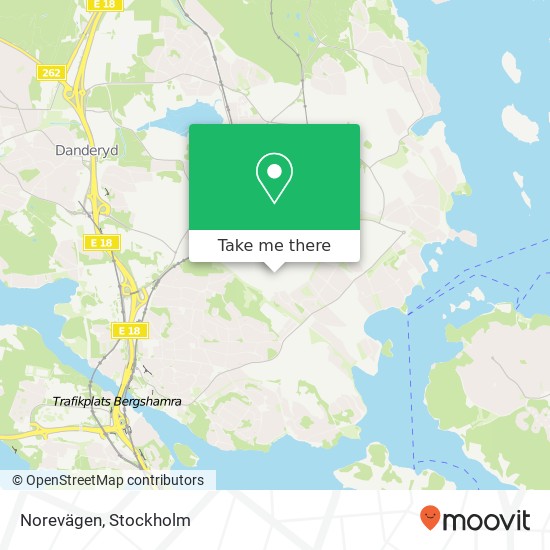 Norevägen map