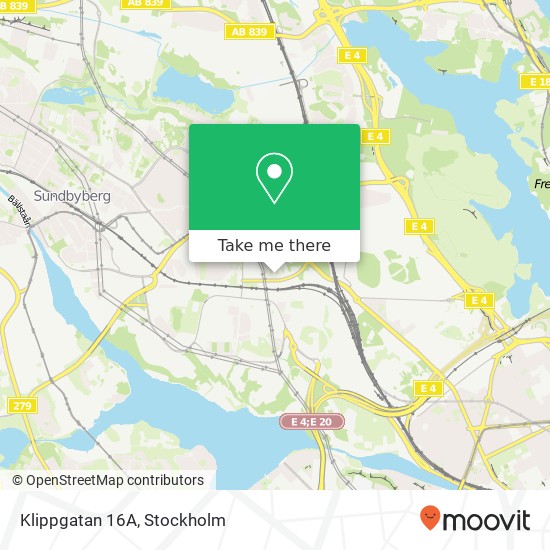Klippgatan 16A map