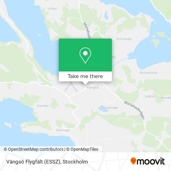 Vängsö Flygfält (ESSZ) map