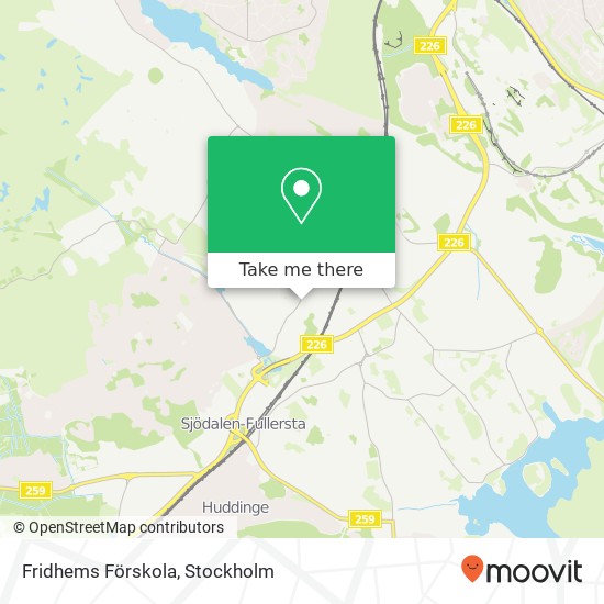 Fridhems Förskola map