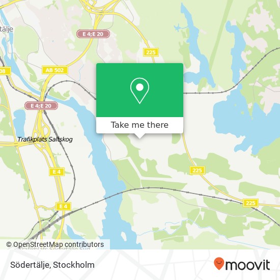 Södertälje map