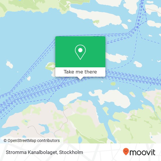 Stromma Kanalbolaget map