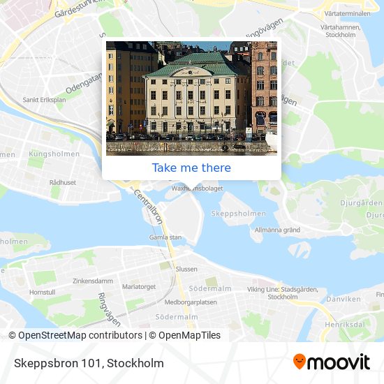 Skeppsbron 101 map