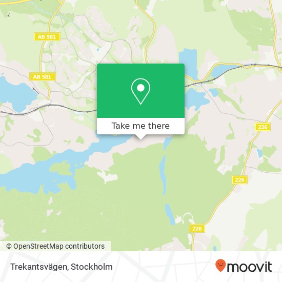 Trekantsvägen map