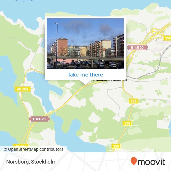 Norsborg map