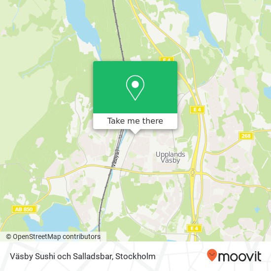 Väsby Sushi och Salladsbar map