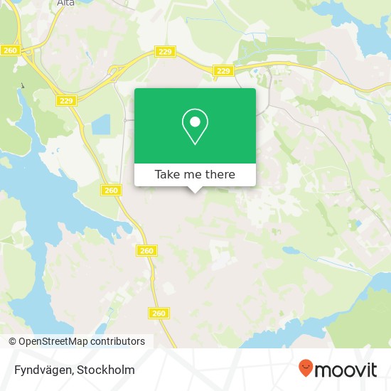 Fyndvägen map