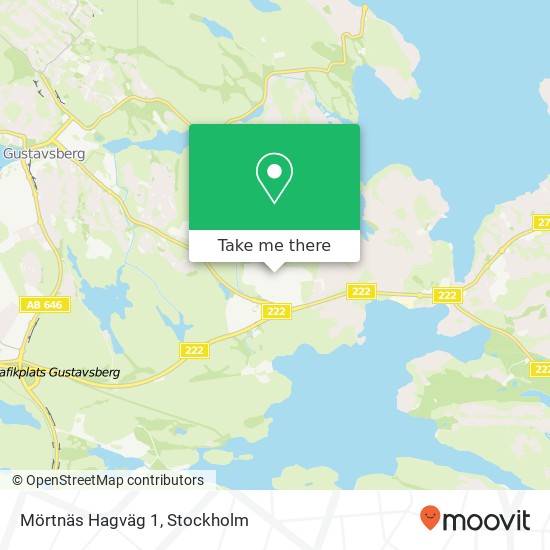 Mörtnäs Hagväg 1 map