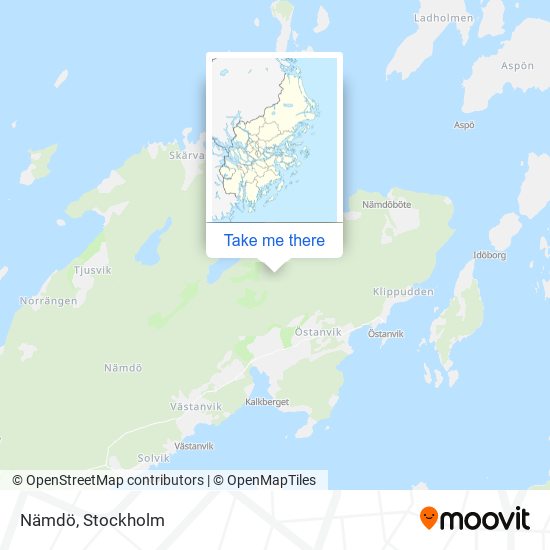 Nämdö map