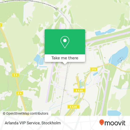 Arlanda VIP Service map