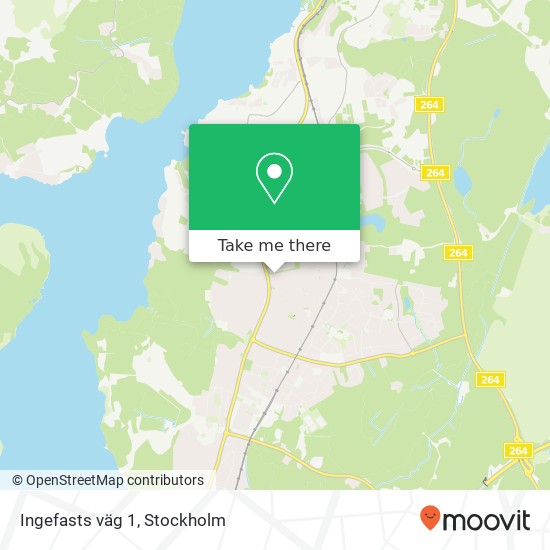 Ingefasts väg 1 map