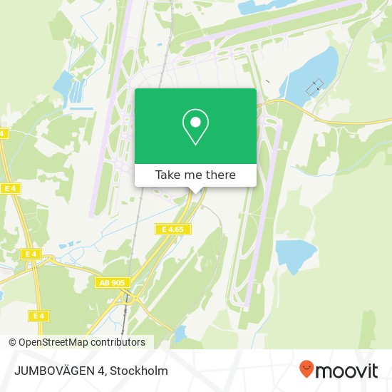 JUMBOVÄGEN 4 map