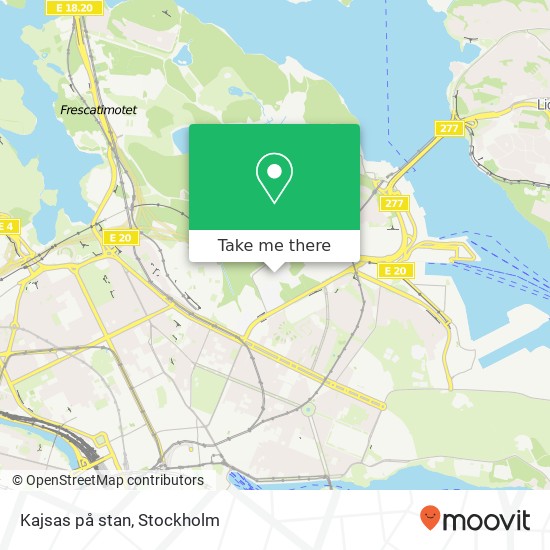 Kajsas på stan map