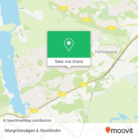 Murgrönsvägen 4 map