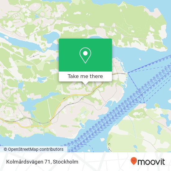 Kolmårdsvägen 71 map