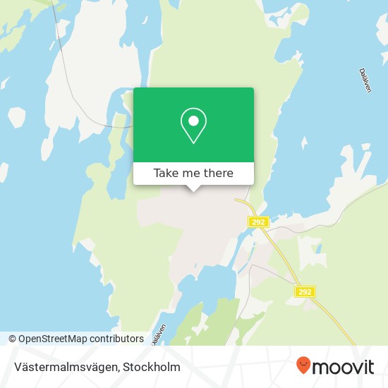 Västermalmsvägen map