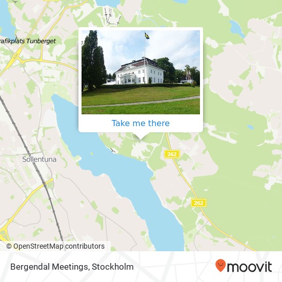 Bergendal Meetings map