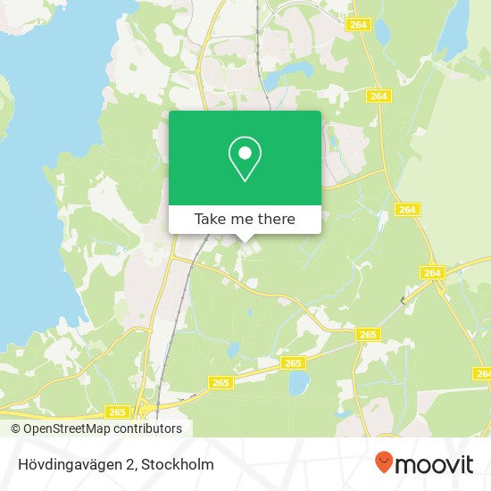 Hövdingavägen 2 map