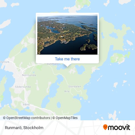 Runmarö map