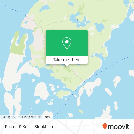 Runmarö Kanal map