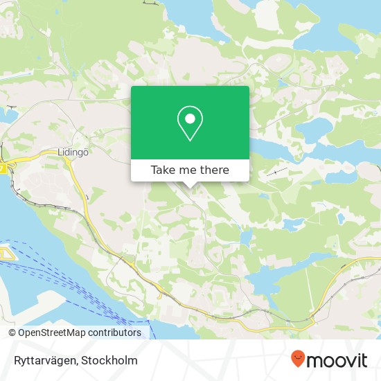 Ryttarvägen map