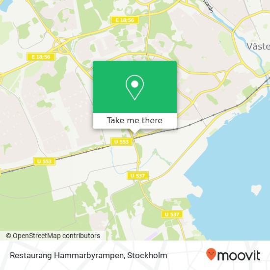 Restaurang Hammarbyrampen map