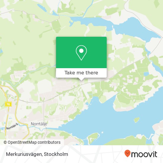 Merkuriusvägen map