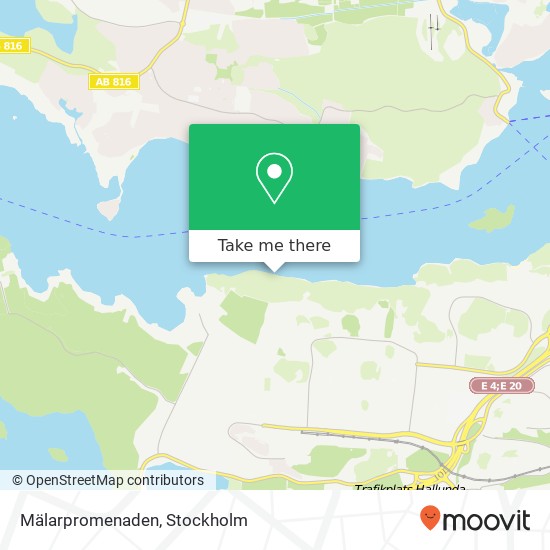 Mälarpromenaden map