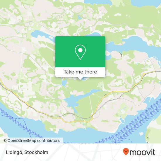 Lidingö map