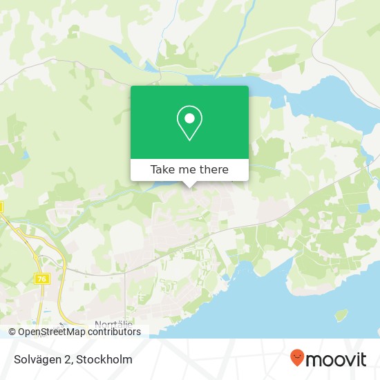 Solvägen 2 map