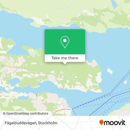 Fågelöuddevägen map